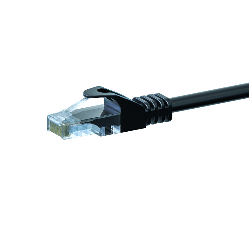 CAT5e UTP patchkabel 7,50m zwart  - CCA