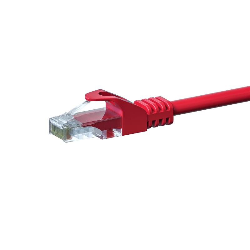 CAT5e UTP patchkabel 7,50m rood  - CCA