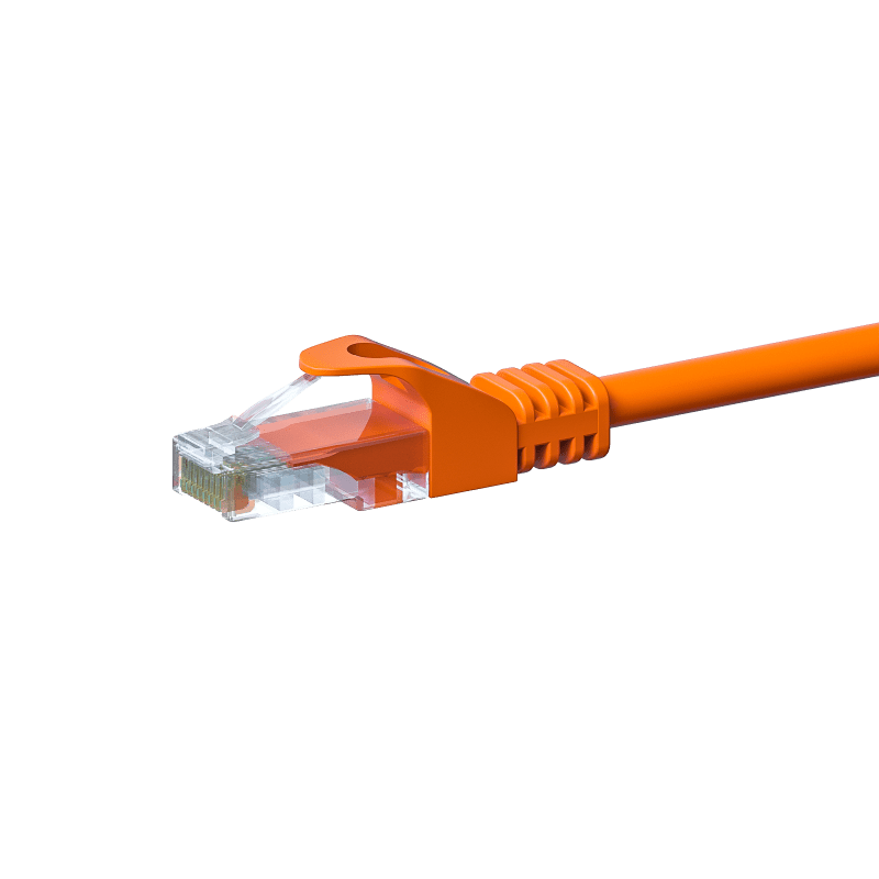 CAT5e UTP patchkabel 0,25m oranje  - CCA