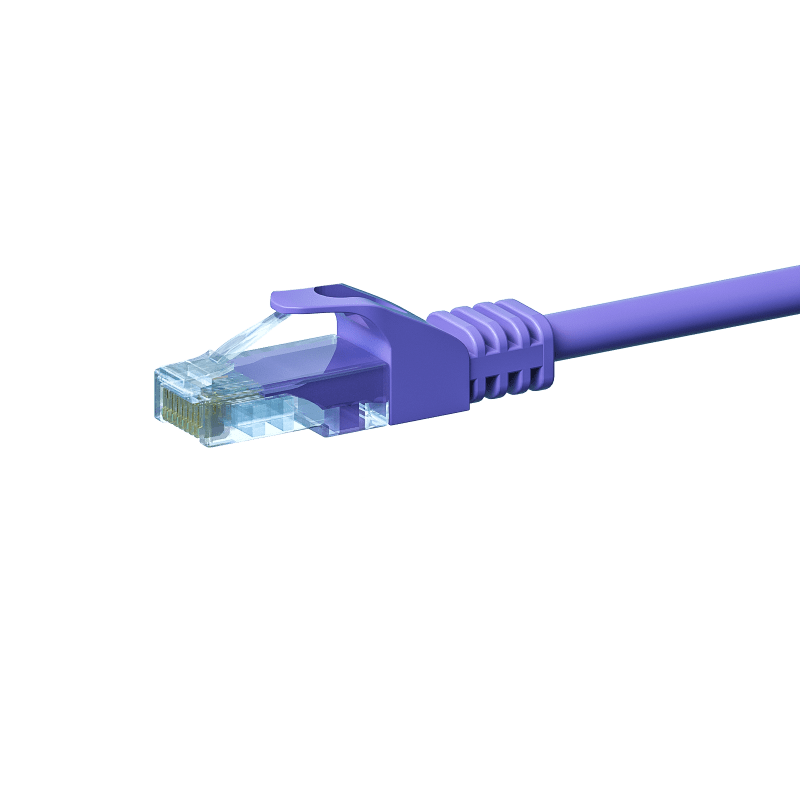 CAT5e UTP patchkabel 10m paars  - CCA