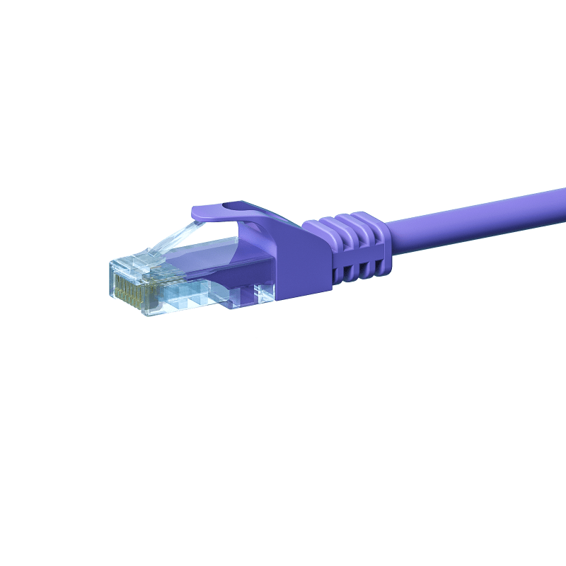 CAT5e UTP patchkabel 15m paars  - CCA