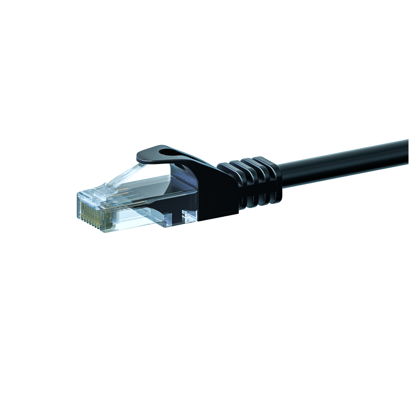 CAT6 UTP patchkabel 1,50m zwart - CCA