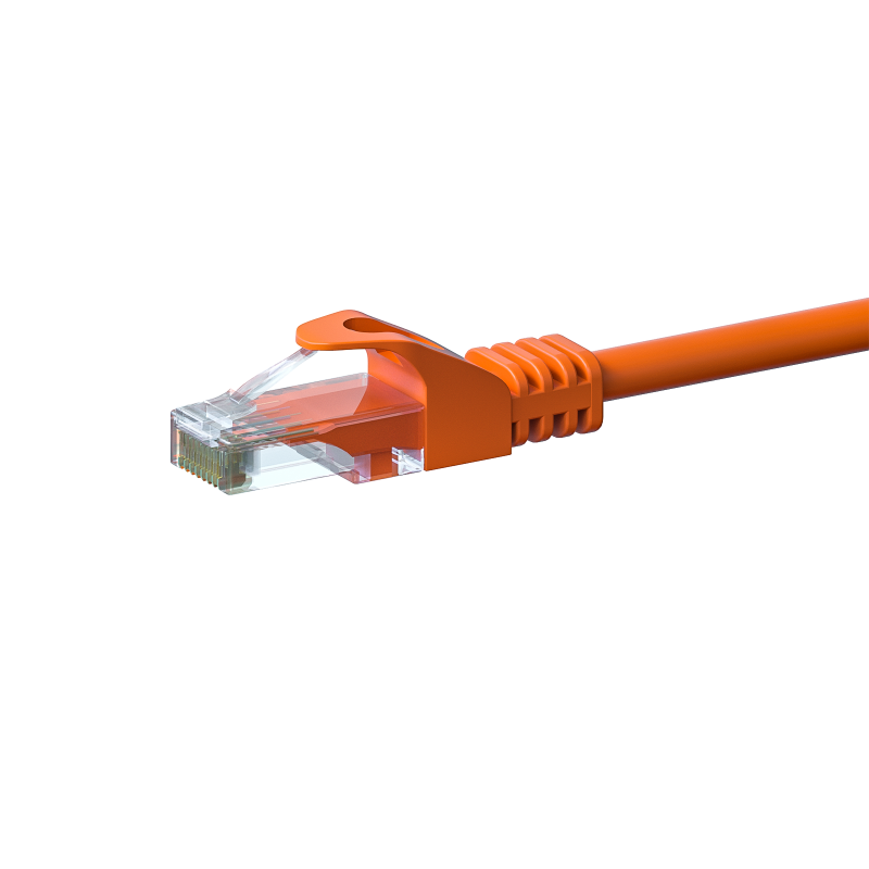 CAT6 UTP patchkabel 0,50m oranje - CCA