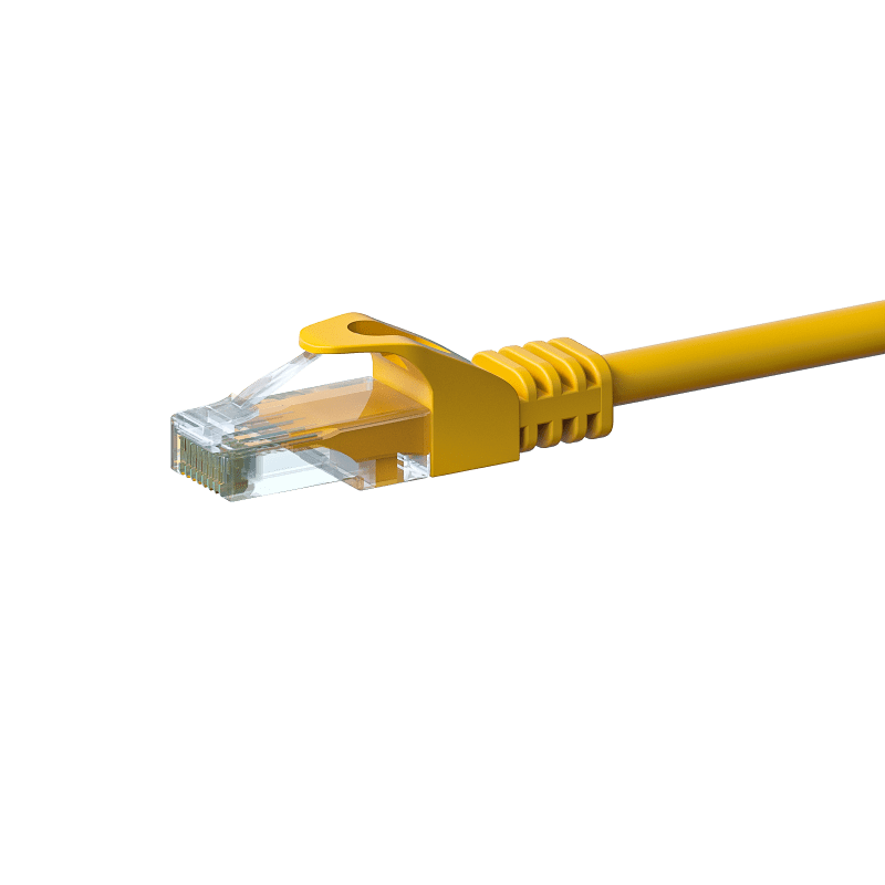 CAT6 UTP patchkabel 20m geel - CCA