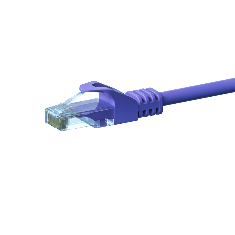 CAT6 UTP patchkabel 0,50m paars - CCA