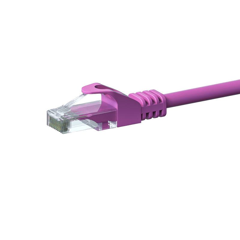 CAT6 UTP patchkabel 2m roze - CCA