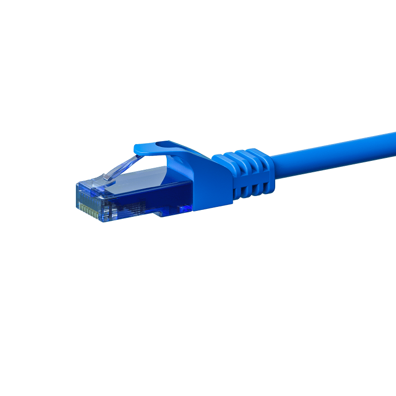 UTP CAT6a patchkabel 3m blauw - 100% koper