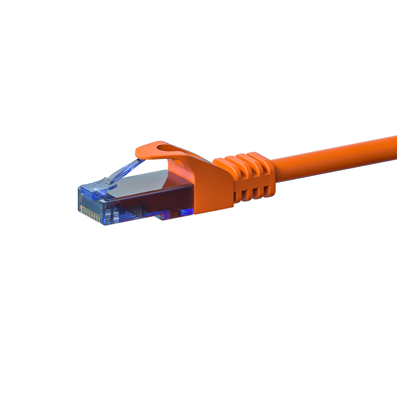 UTP CAT6a patchkabel 15m oranje - 100% koper