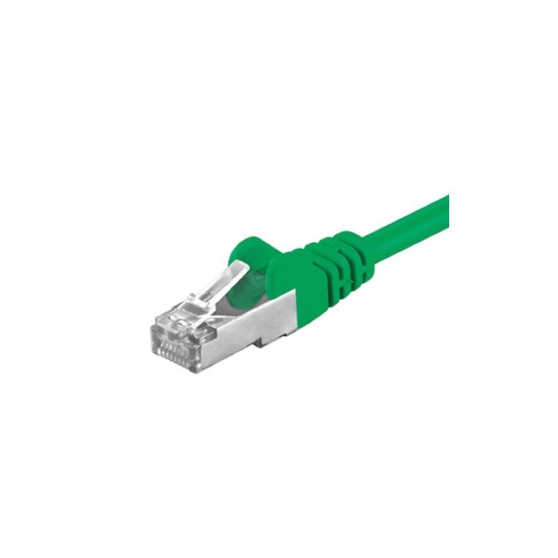 CAT5e FTP patchkabel 0,25m groen 