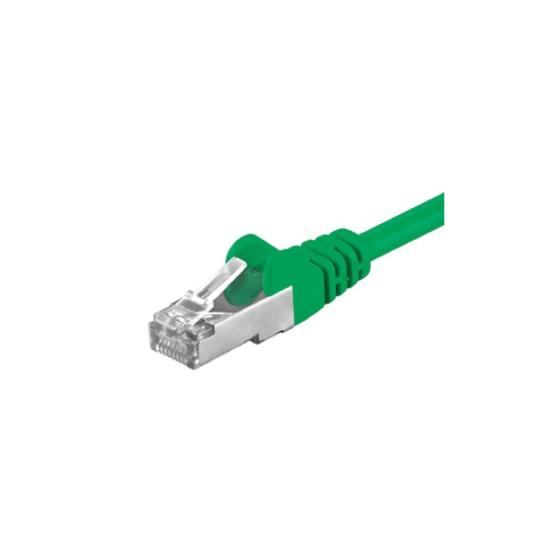 CAT5e FTP patchkabel 0.25m groen