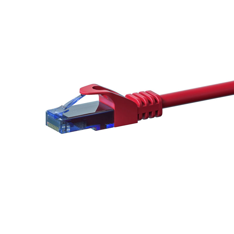 UTP CAT6a patchkabel 2m rood - 100% koper