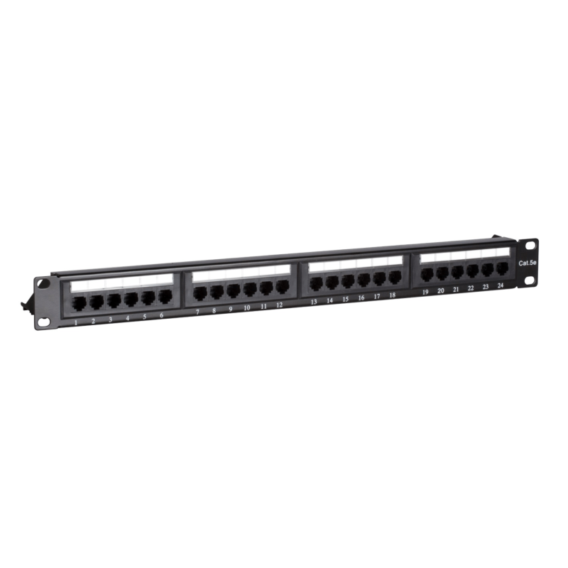 CAT5e UTP patchpaneel - 24 poorts