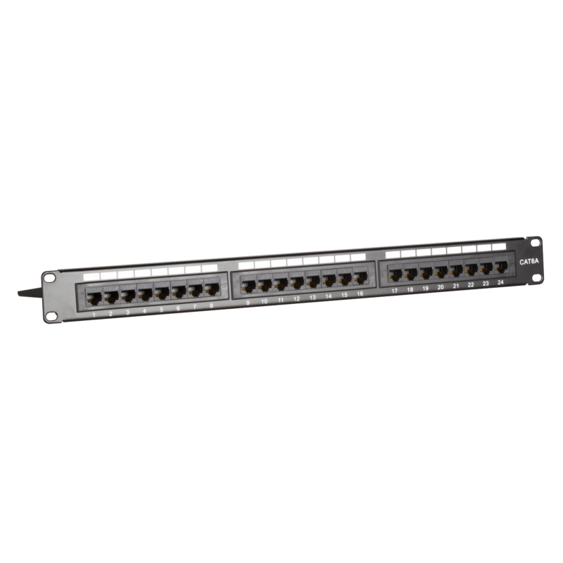 CAT6a UTP patchpaneel - 24 poorts