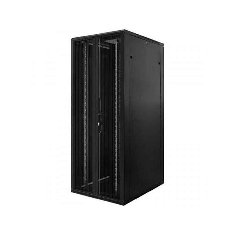 42U serverkast met dubbele geperforeerde voor- en achterdeur 800x1200x2000mm (BxDxH)