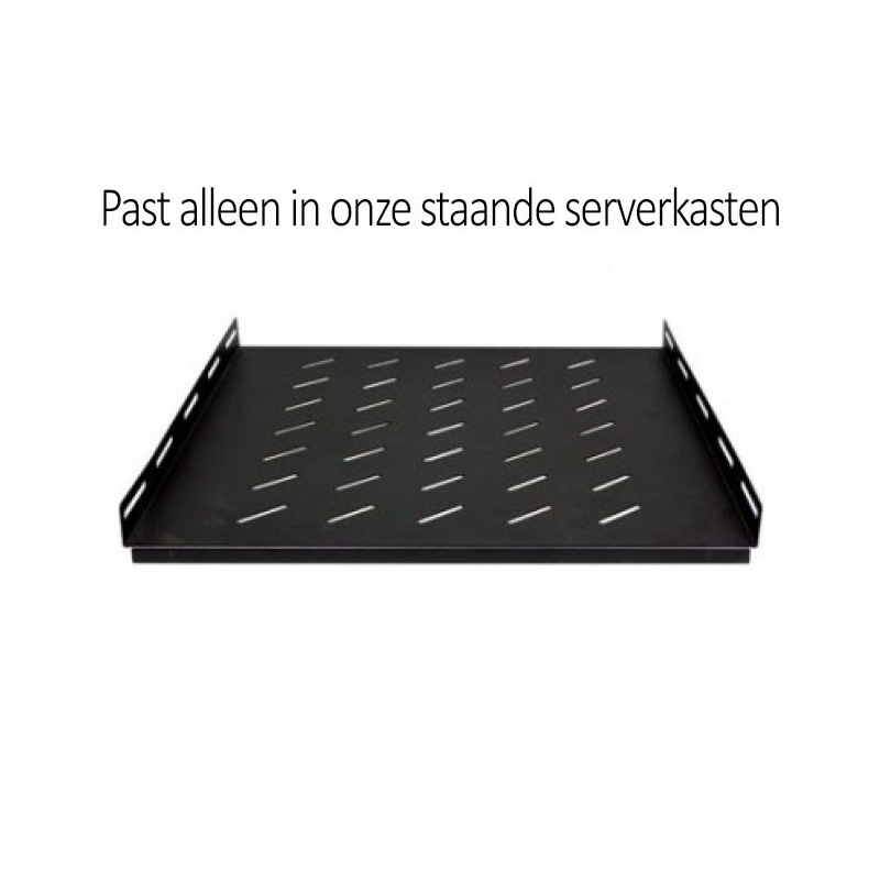 Zware lasten legbord voor 600mm diepe serverkast - 1U (100 kg)