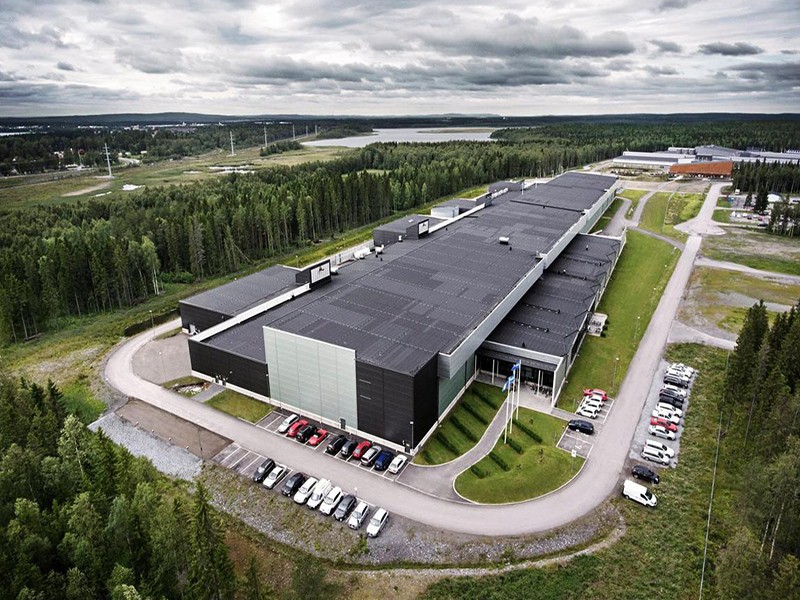 Het in 2013 geopende datacenter van Facebook in Luleå, Zweden