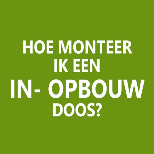 Hoe weet ik of het is gewoon een aansluiting