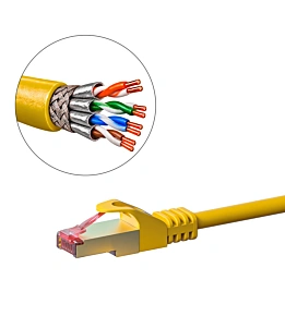 Cat6 S/FTP patchkabels - 100% koper